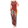 Merry Chrissie Australia King Parrots Tank Maxi Dress Aboriginal Art - Aussie Hoodie