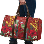 Merry Chrissie Australia King Parrots Travel Bag Aboriginal Art - Aussie Hoodie