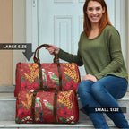 Merry Chrissie Australia King Parrots Travel Bag Aboriginal Art - Aussie Hoodie