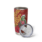 Merry Chrissie Australia King Parrots Tumbler Cup Aboriginal Art - Aussie Hoodie