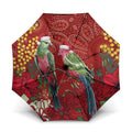 Merry Chrissie Australia King Parrots Umbrella Aboriginal Art - Aussie Hoodie