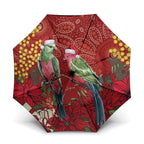 Merry Chrissie Australia King Parrots Umbrella Aboriginal Art - Aussie Hoodie