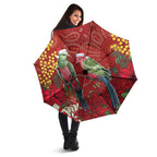 Merry Chrissie Australia King Parrots Umbrella Aboriginal Art - Aussie Hoodie