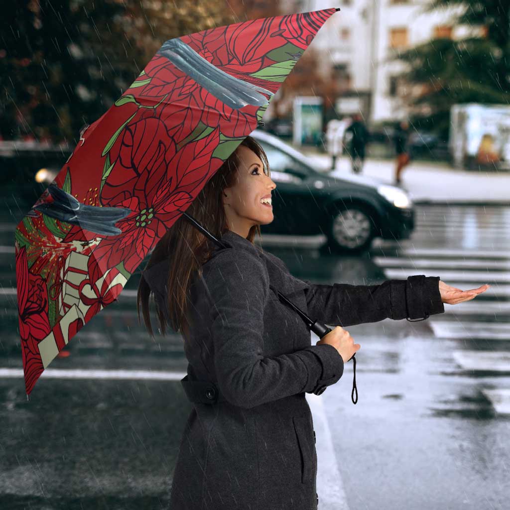 Merry Chrissie Australia King Parrots Umbrella Aboriginal Art - Aussie Hoodie