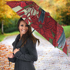 Merry Chrissie Australia King Parrots Umbrella Aboriginal Art - Aussie Hoodie