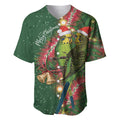 Green Budgerigars on Callistemon Baseball Jersey Merry Christmas Aussie - Aussie Hoodie