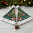 Green Budgerigars on Callistemon Merry Christmas Aussie Christmas Santa Hat - Aussie Hoodie
