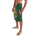 Green Budgerigars on Callistemon Lavalava Merry Christmas Aussie - Aussie Hoodie