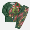 Green Budgerigars on Callistemon Merry Christmas Aussie Christmas Pajama Set - Aussie Hoodie