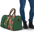 Green Budgerigars on Callistemon Travel Bag Merry Christmas Aussie - Aussie Hoodie