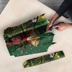 Green Budgerigars on Callistemon Umbrella Merry Christmas Aussie - Aussie Hoodie