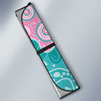 Hereditary Cancer Awareness Australia Indigenous Auto Sun Shade Pink and Teal - Aussie Hoodie
