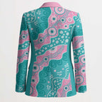 Hereditary Cancer Awareness Australia Indigenous Blazer Pink and Teal - Aussie Hoodie