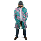 Hereditary Cancer Awareness Australia Indigenous Cloak Pink and Teal - Aussie Hoodie