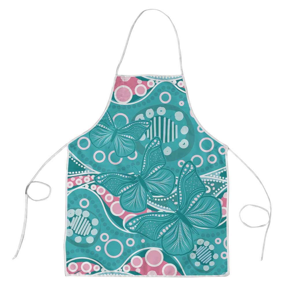 Australia Hereditary Cancer Awareness Apron Aboriginal Butterflies - Aussie Hoodie