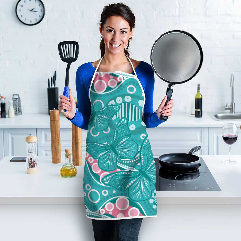 Australia Hereditary Cancer Awareness Apron Aboriginal Butterflies - Aussie Hoodie