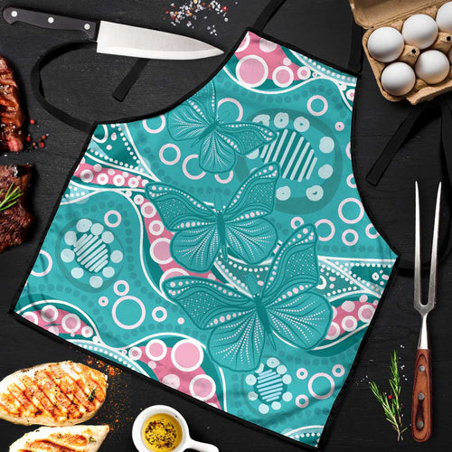 Australia Hereditary Cancer Awareness Apron Aboriginal Butterflies - Aussie Hoodie