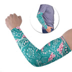 Australia Hereditary Cancer Awareness Arm Sleeves Aboriginal Butterflies - Aussie Hoodie