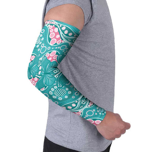 Australia Hereditary Cancer Awareness Arm Sleeves Aboriginal Butterflies - Aussie Hoodie