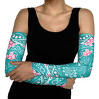 Australia Hereditary Cancer Awareness Arm Sleeves Aboriginal Butterflies - Aussie Hoodie