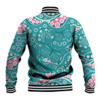 Australia Hereditary Cancer Awareness Baseball Jacket Aboriginal Butterflies - Aussie Hoodie