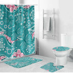 Australia Hereditary Cancer Awareness Bathroom Set Aboriginal Butterflies - Aussie Hoodie