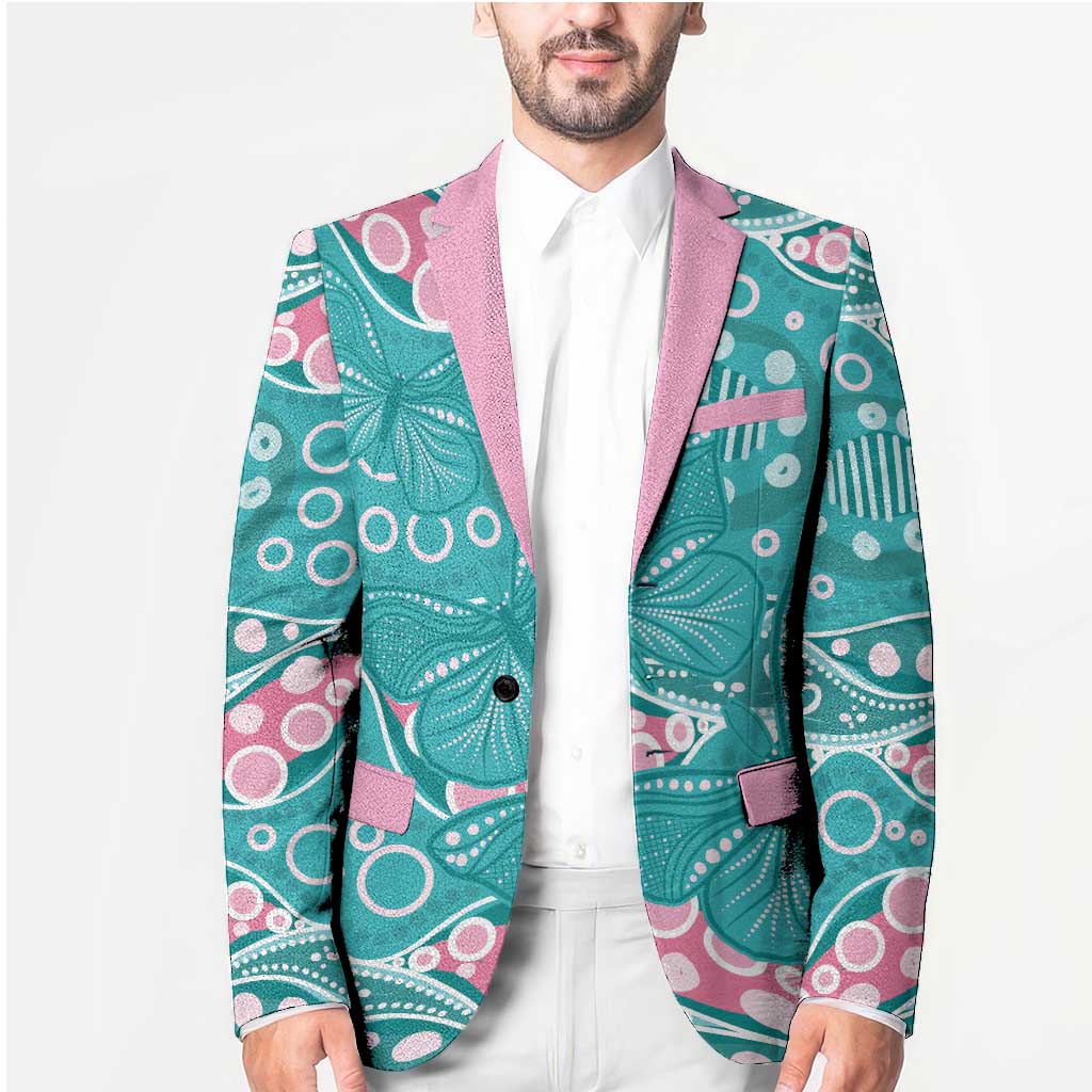 Australia Hereditary Cancer Awareness Blazer Aboriginal Butterflies - Aussie Hoodie