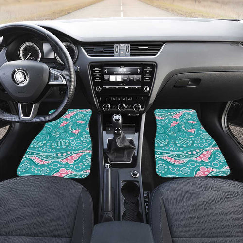 Australia Hereditary Cancer Awareness Car Mats Aboriginal Butterflies - Aussie Hoodie