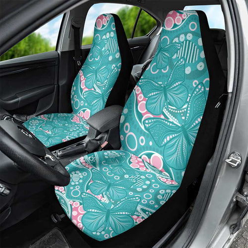 Australia Hereditary Cancer Awareness Car Seat Cover Aboriginal Butterflies - Aussie Hoodie