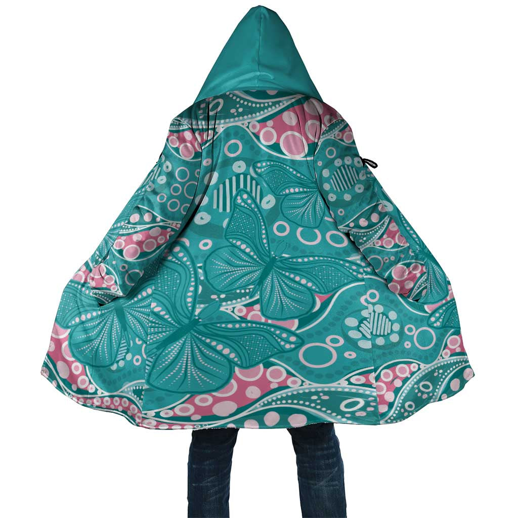 Australia Hereditary Cancer Awareness Cloak Aboriginal Butterflies - Aussie Hoodie
