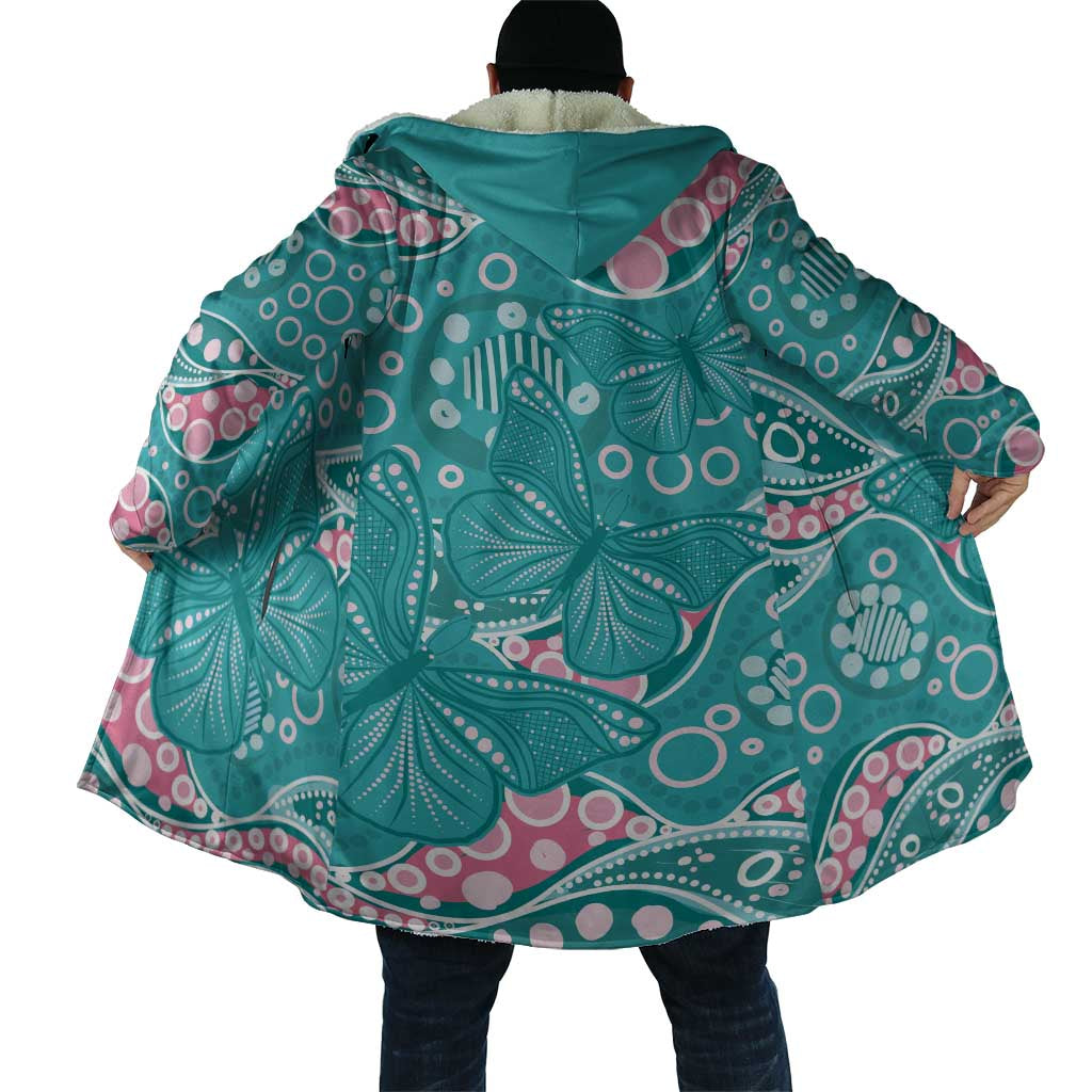 Australia Hereditary Cancer Awareness Cloak Aboriginal Butterflies - Aussie Hoodie