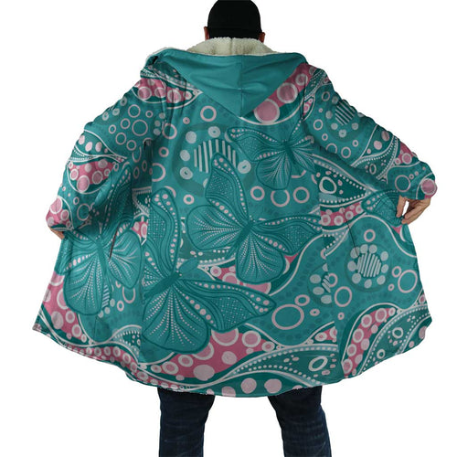 Australia Hereditary Cancer Awareness Cloak Aboriginal Butterflies - Aussie Hoodie