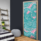 Australia Hereditary Cancer Awareness Door Cover Aboriginal Butterflies - Aussie Hoodie