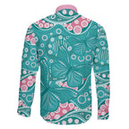 Australia Hereditary Cancer Awareness Family Matching Short Sleeve Bodycon Dress and Hawaiian Shirt Aboriginal Butterflies - Aussie Hoodie