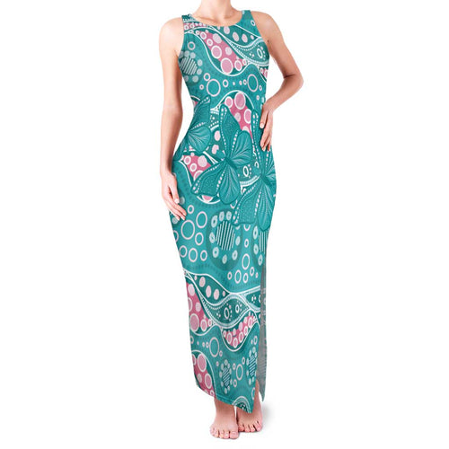 Australia Hereditary Cancer Awareness Family Matching Tank Maxi Dress and Hawaiian Shirt Aboriginal Butterflies - Aussie Hoodie