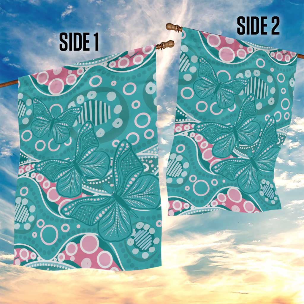 Australia Hereditary Cancer Awareness Garden Flag Aboriginal Butterflies - Aussie Hoodie