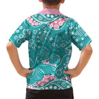 Australia Hereditary Cancer Awareness Hawaiian Shirt Aboriginal Butterflies - Aussie Hoodie