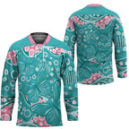 Australia Hereditary Cancer Awareness Hockey Jersey Aboriginal Butterflies - Aussie Hoodie