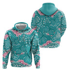 Australia Hereditary Cancer Awareness Hoodie Aboriginal Butterflies - Aussie Hoodie