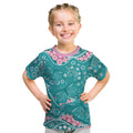 Australia Hereditary Cancer Awareness Kid T Shirt Aboriginal Butterflies - Aussie Hoodie