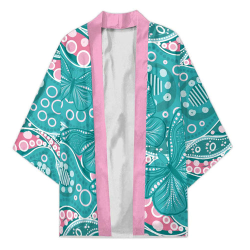 Australia Hereditary Cancer Awareness Kimono Aboriginal Butterflies - Aussie Hoodie