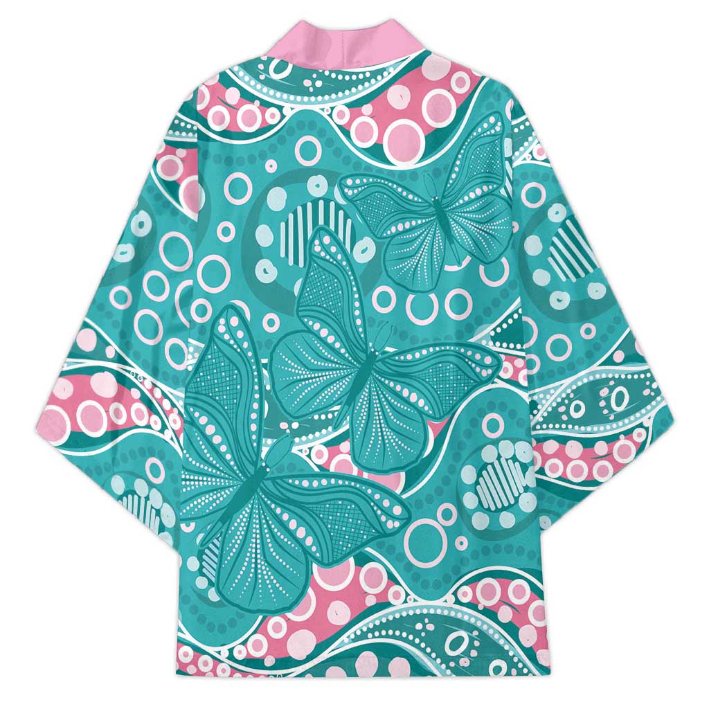 Australia Hereditary Cancer Awareness Kimono Aboriginal Butterflies - Aussie Hoodie