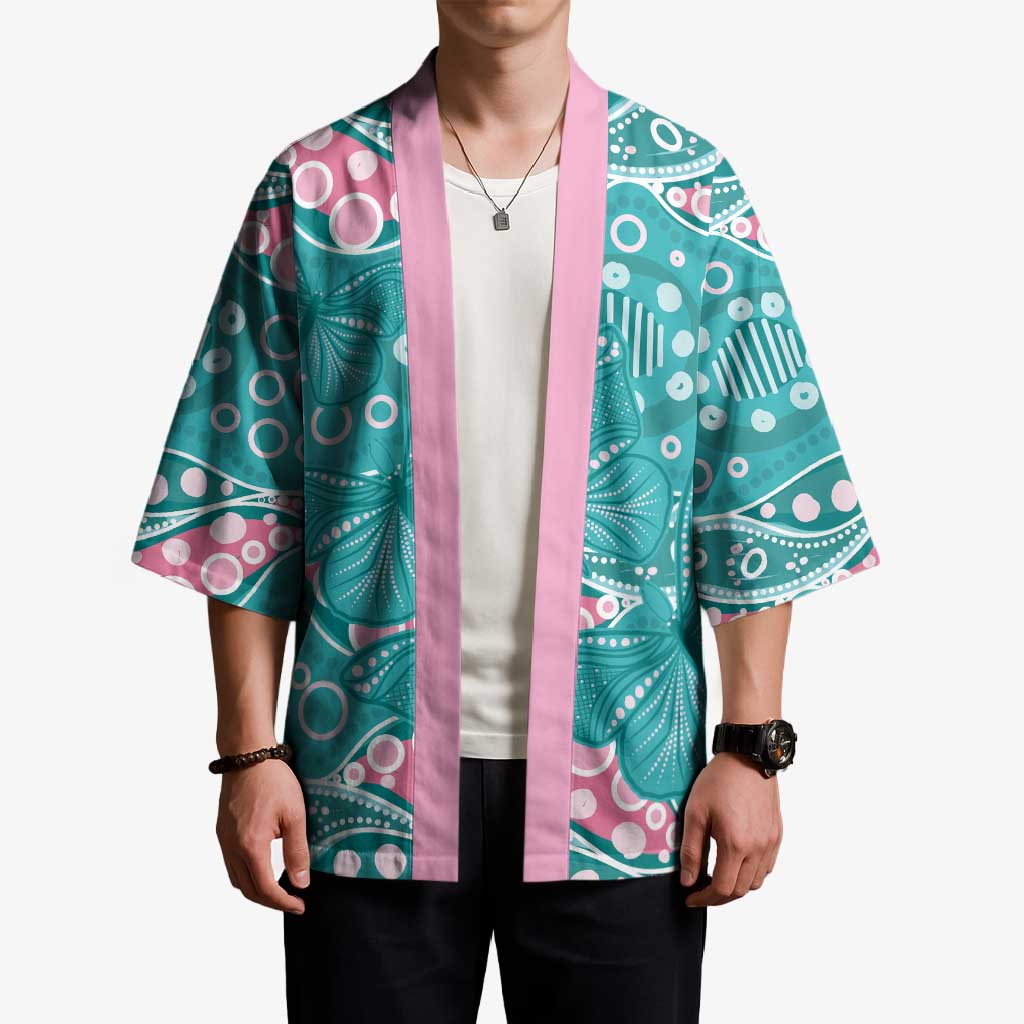 Australia Hereditary Cancer Awareness Kimono Aboriginal Butterflies - Aussie Hoodie