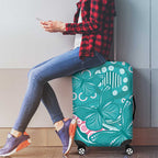 Australia Hereditary Cancer Awareness Luggage Cover Aboriginal Butterflies - Aussie Hoodie