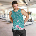 Australia Hereditary Cancer Awareness Men Tank Top Aboriginal Butterflies - Aussie Hoodie