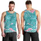 Australia Hereditary Cancer Awareness Men Tank Top Aboriginal Butterflies - Aussie Hoodie