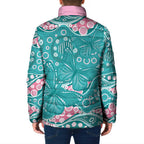 Australia Hereditary Cancer Awareness Padded Jacket Aboriginal Butterflies - Aussie Hoodie