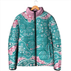 Australia Hereditary Cancer Awareness Padded Jacket Aboriginal Butterflies - Aussie Hoodie