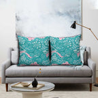 Australia Hereditary Cancer Awareness Pillow Cover Aboriginal Butterflies - Aussie Hoodie