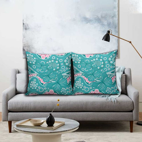 Australia Hereditary Cancer Awareness Pillow Cover Aboriginal Butterflies - Aussie Hoodie